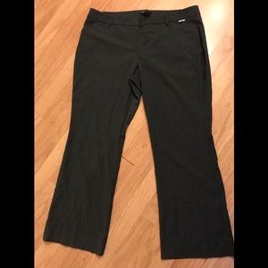 New York and co grey pinstripe trouser petite pant